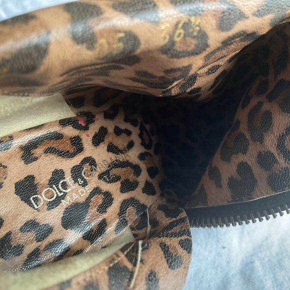 Dolce & Gabbana pointed toe high heeled bootie size 36.5 - Picture 9 of 14